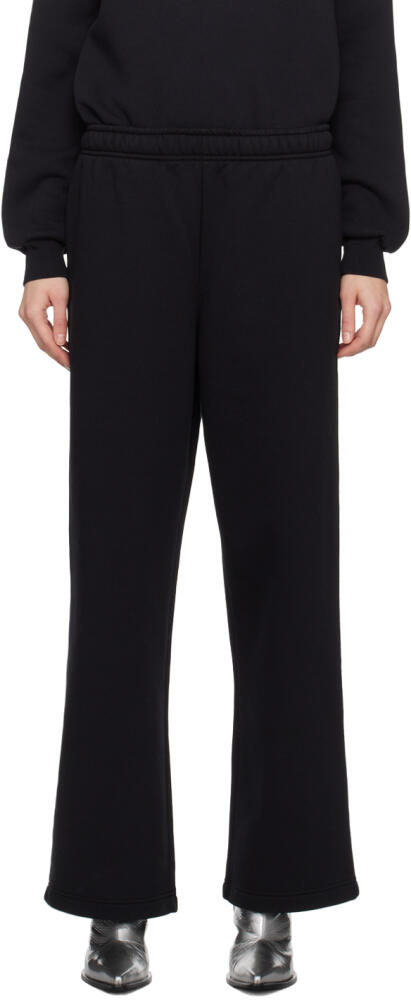 Acne Studios Black Drawstring Sweatpants Cover