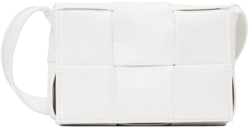 Bottega Veneta White Cassette Messenger Bag Cover