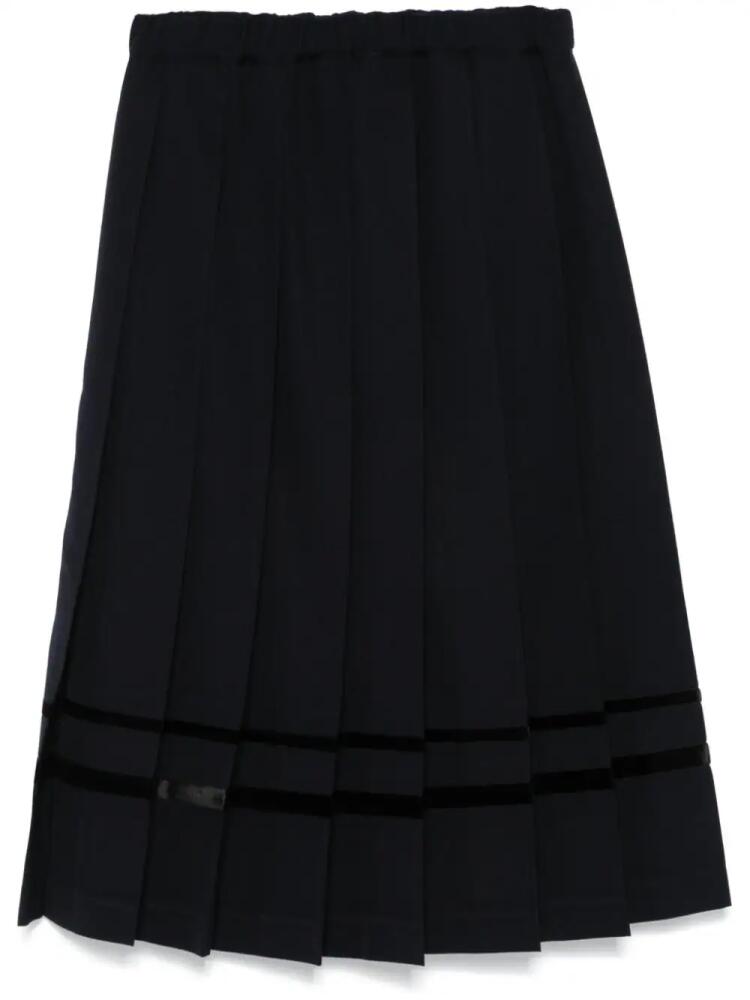 Comme Des Garçons Girl pleated skirt - Blue Cover