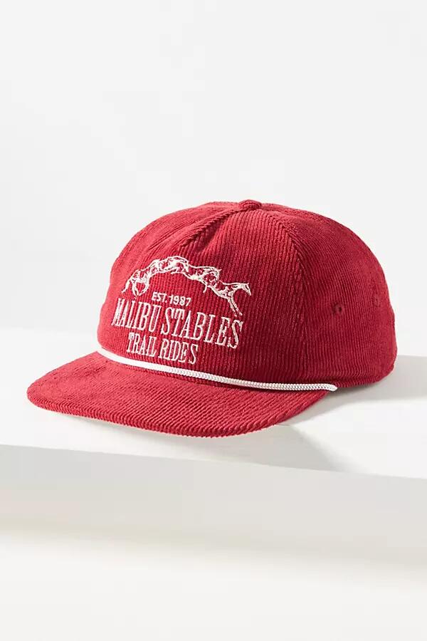 Coney Island Picnic Malibu Stables Corduroy Baseball Cap Cover