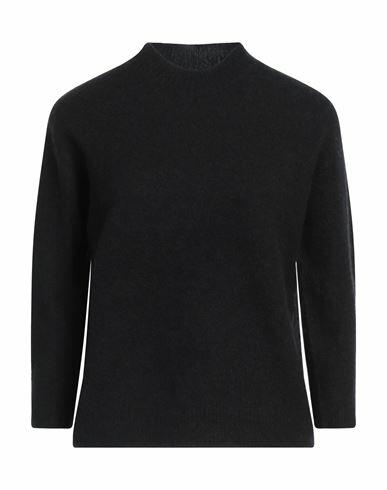 Roberto Collina Woman Sweater Black Cashmere, Silk, Polyester Cover