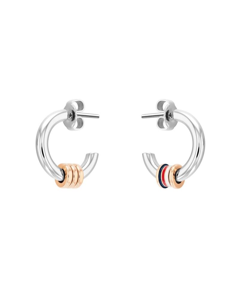 Tommy Hilfiger Women's Two-Tone Earrings - Silver-Tone Cover