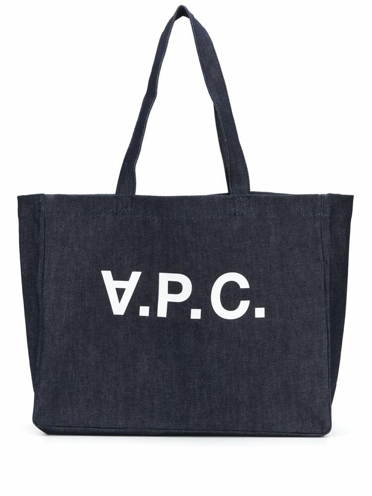 A.P.C. Daniela denim tote - Blue Cover