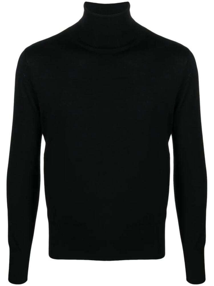 SAPIO high-neck drop-shoulder jumper - Black Cover