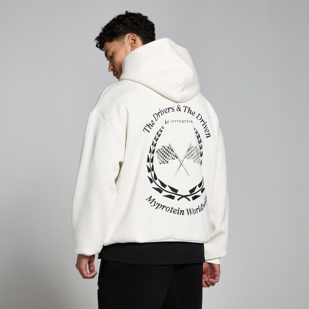 MP World Wide Graphic Hoodie - Natural Cream - XXL-XXXL Cover