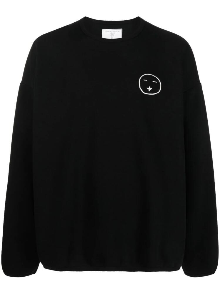 Société Anonyme graphic-print crew-neck sweatshirt - Black Cover