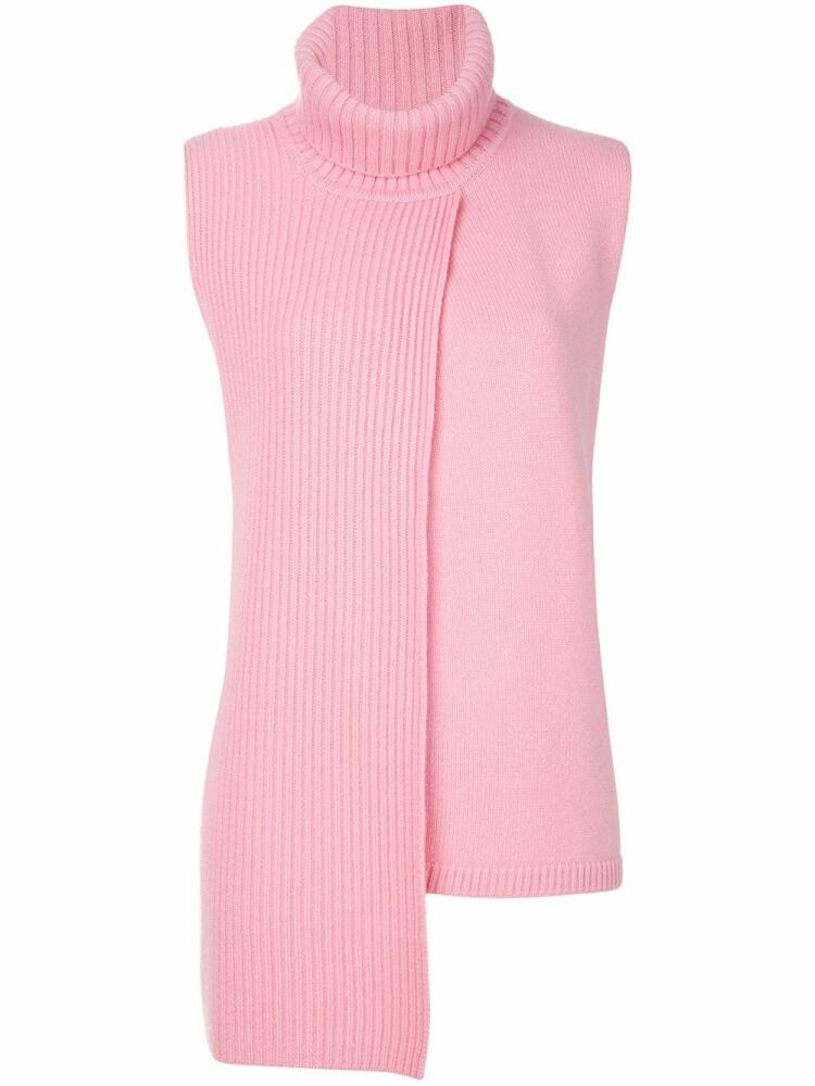 Cashmere In Love cashmere Tania turtleneck top - Pink Cover