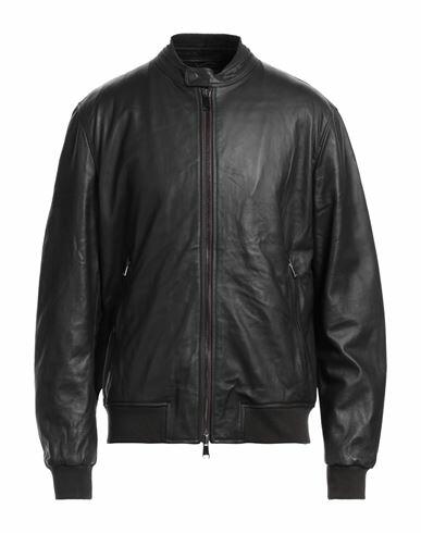 Iesse Man Jacket Dark brown Soft Leather Cover