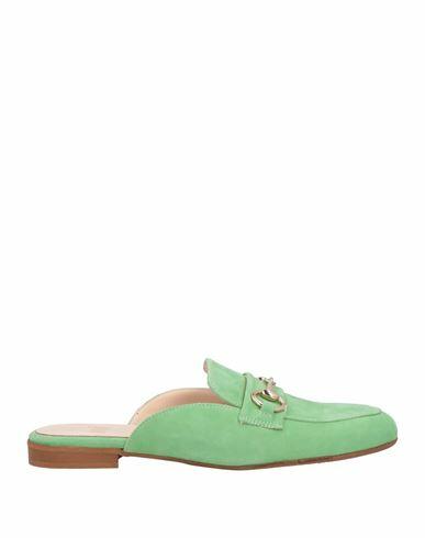 Ovye' By Cristina Lucchi Woman Mules & Clogs Light green Goat skin Cover