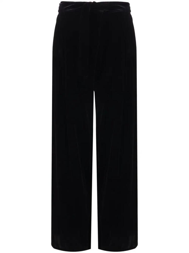 Dusan belted straight-leg trousers - Black Cover