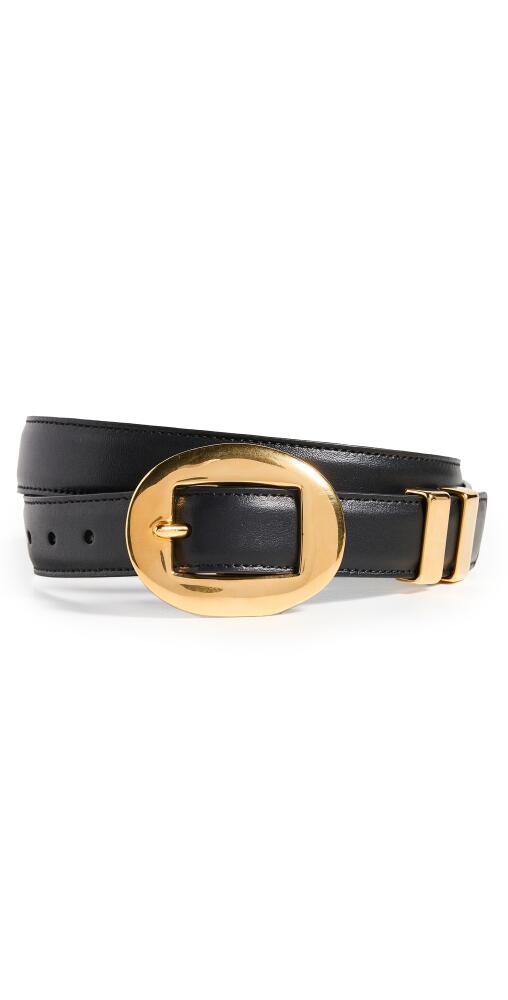 Altuzarra Vintage Brass Buckle Belt Black Cover