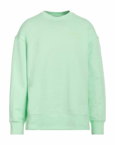 Y-3 Man Sweatshirt Light green Cotton, Elastane Cover