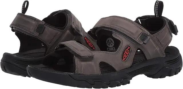 KEEN Targhee III Open Toe Sandal (Grey/Black) Men's Shoes Cover