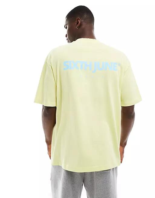 Sixth June essentials t-shirt in yellow Cover