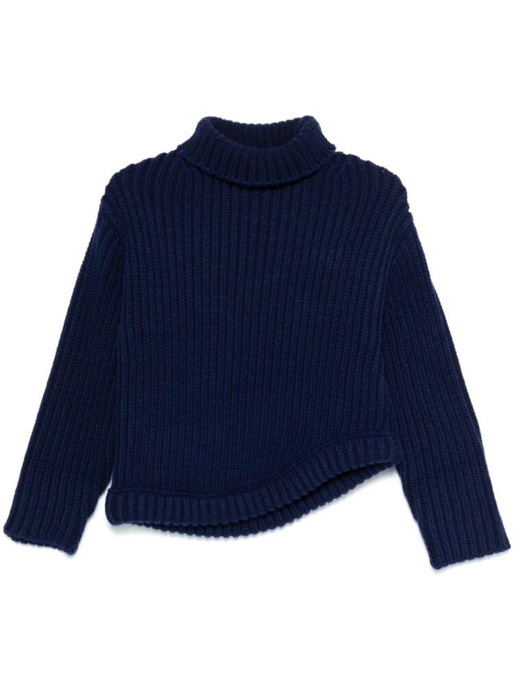 Victoria Beckham chunky-knit sweater - Blue Cover