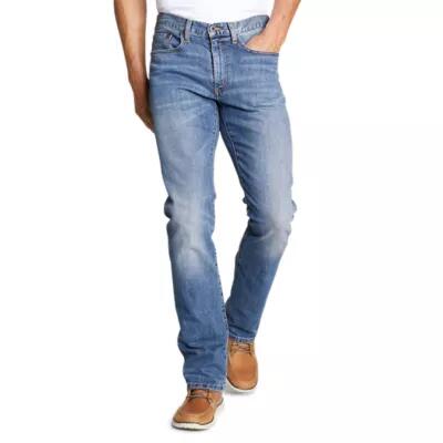 Eddie Bauer Men's Flex Jeans - Straight Fit Cover