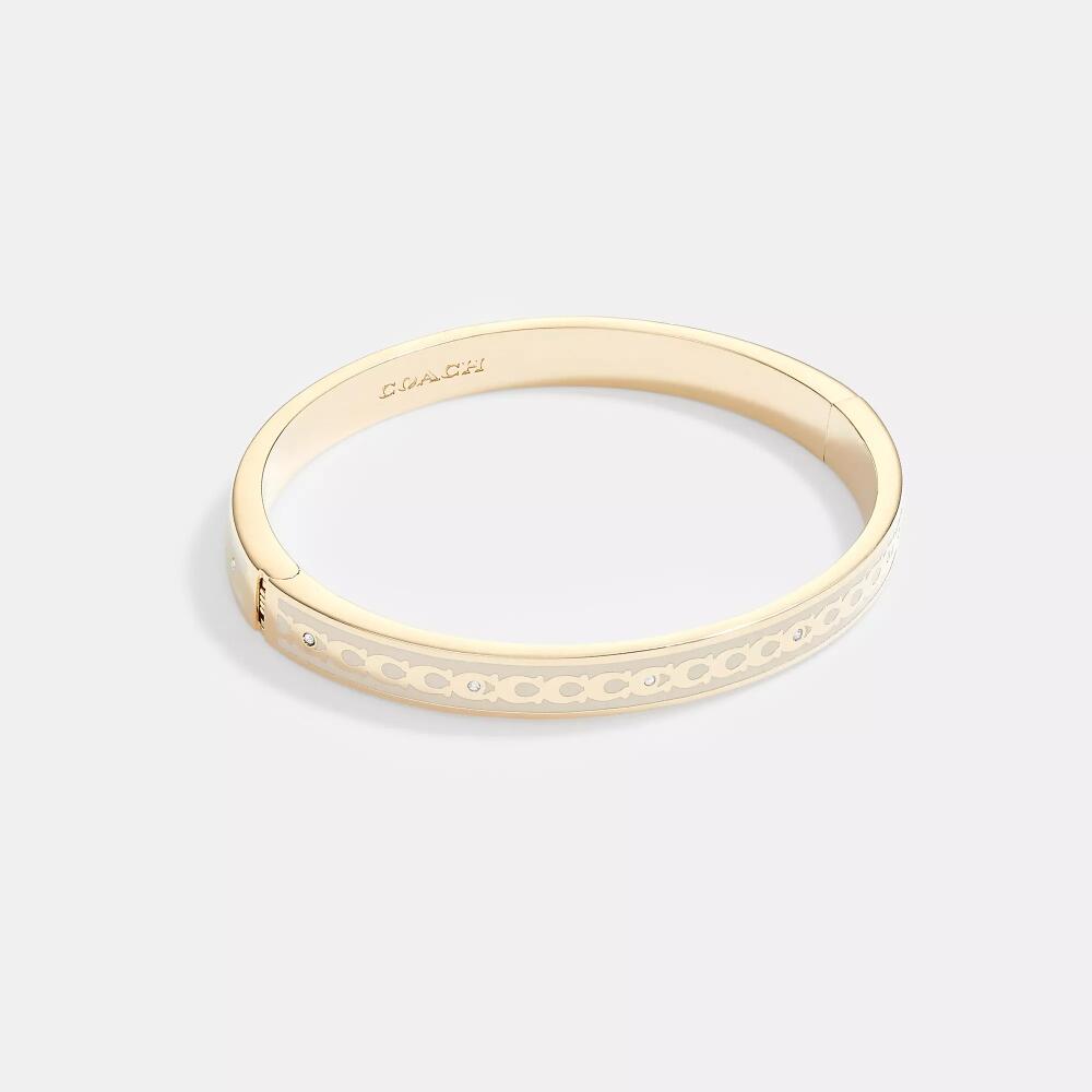 Coach 6mm Signature Enamel Bangle Cover