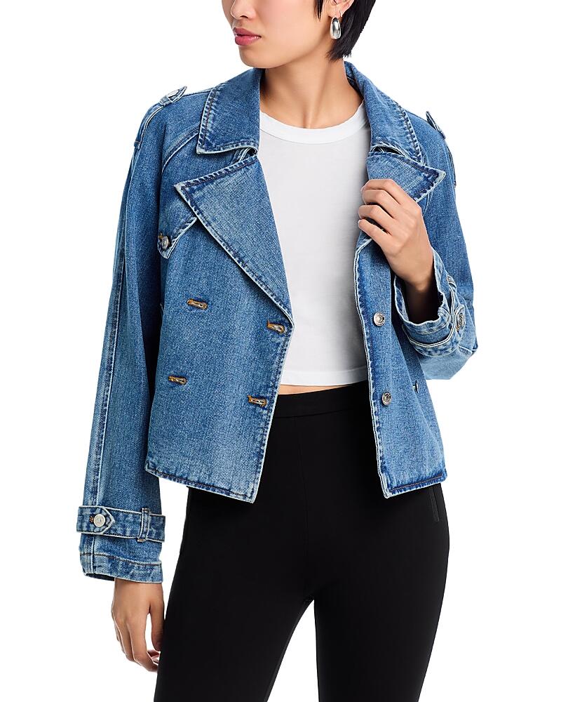 Steve Madden Sirus Double Breasted Denim Jacket Cover