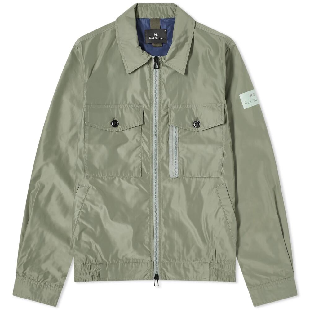 Paul Smith Men's Poly Zip Jacket in Green Cover