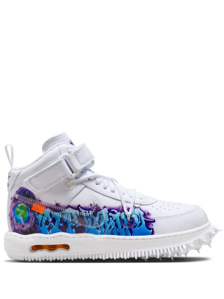 Nike X Off-White Air Force 1 lace-up sneakers Cover