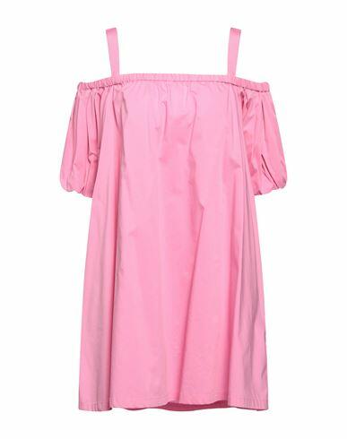 Emma & Gaia Woman Mini dress Pink Cotton, Polyamide, Elastane Cover