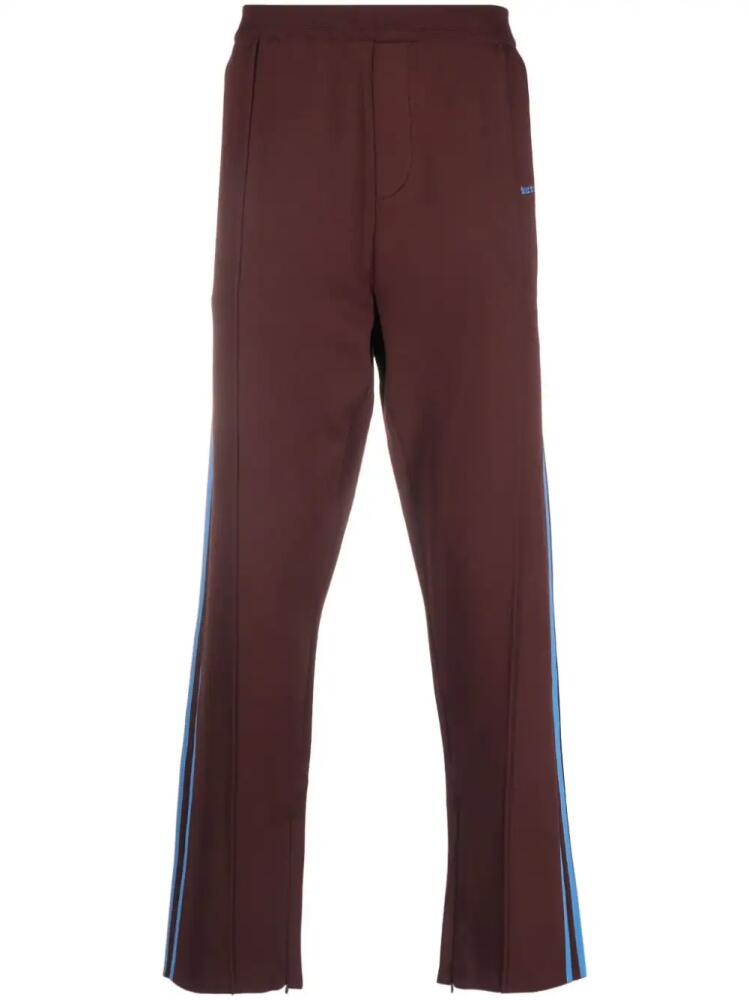 Wales Bonner x Wales Bonner interlock track pants - Brown Cover