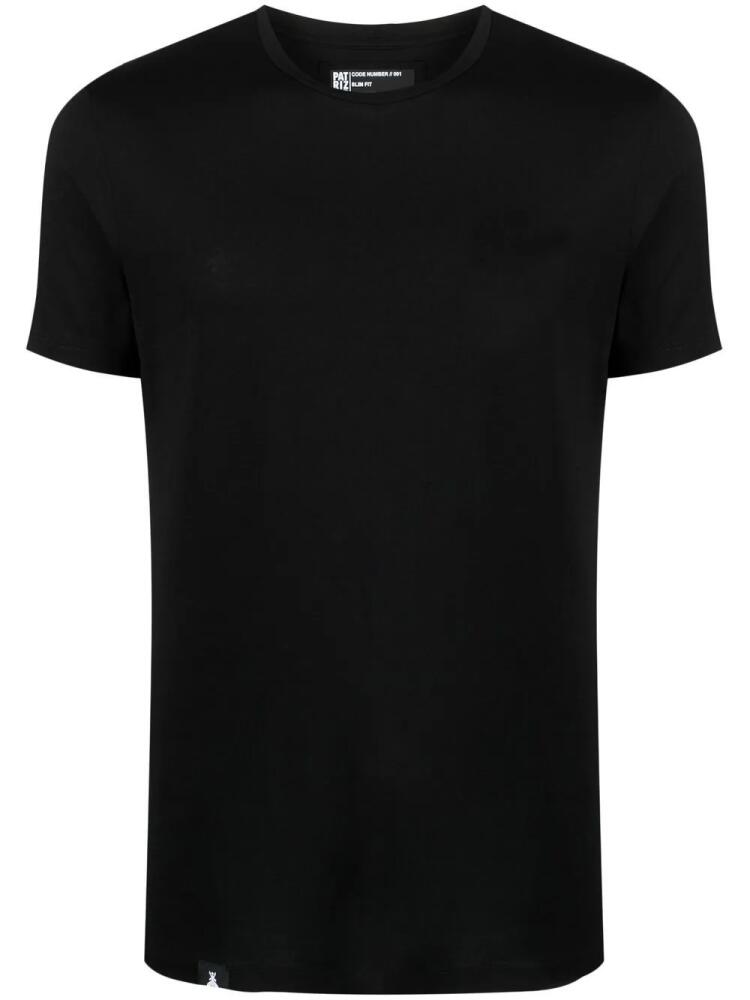 Patrizia Pepe logo hem t-shirt - Black Cover