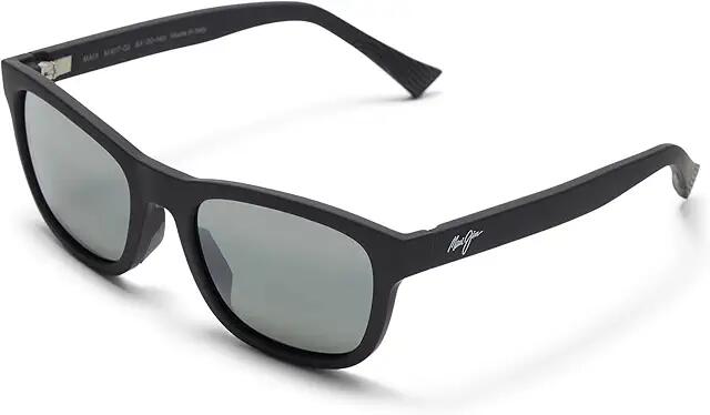 Maui Jim Kapii (Matte Black/Neutral Grey Polarized) Polarized Fashion Sunglasses Cover