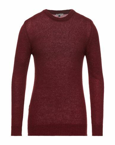 Brian Dales Man Sweater Burgundy Acrylic, Mohair wool, Polyamide Cover