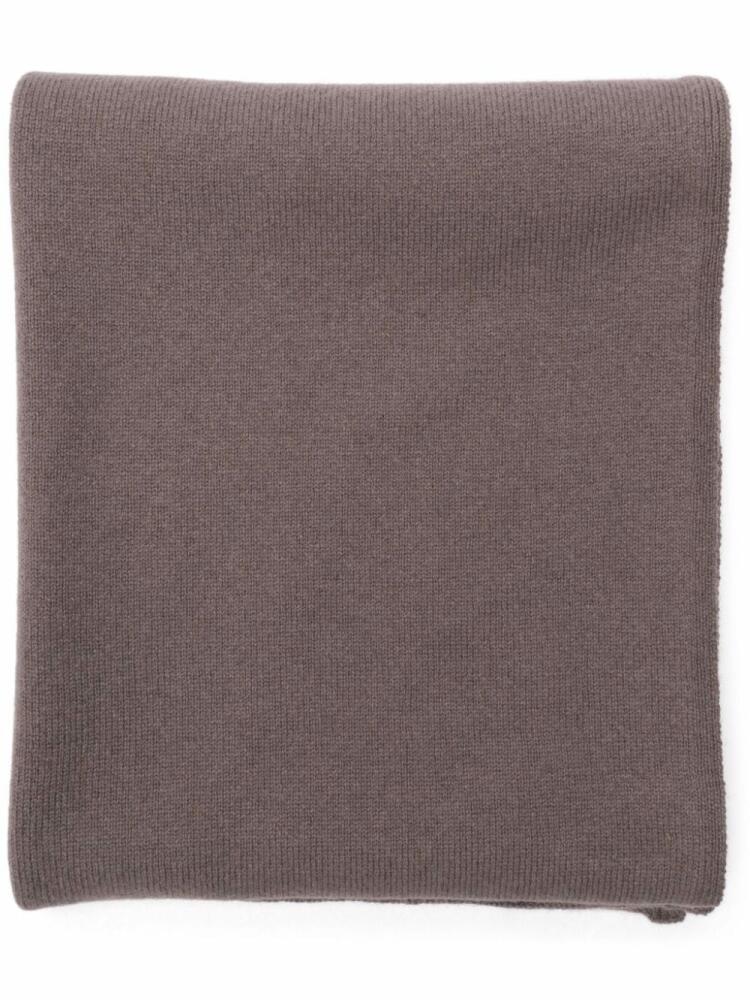 Drumohr cashmere scarf - Grey Cover