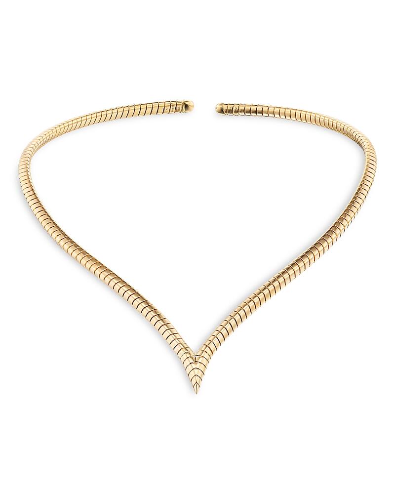 Marina B 18K Yellow Gold Trisolina V Collar Necklace, 14 Cover