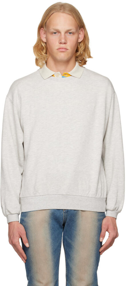 ERL Gray Crewneck Sweatshirt Cover