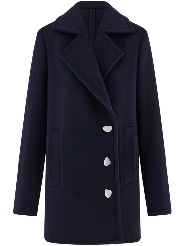 Ferragamo double-breasted peacoat - Blue Cover