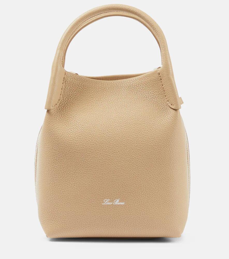 Loro Piana Bale Small leather tote bag Cover