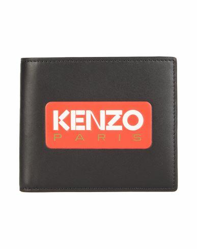 Kenzo Man Wallet Black Bovine leather Cover