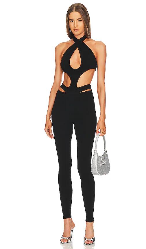 Michael Costello x REVOLVE Gemi Jumpsuit in Black Cover