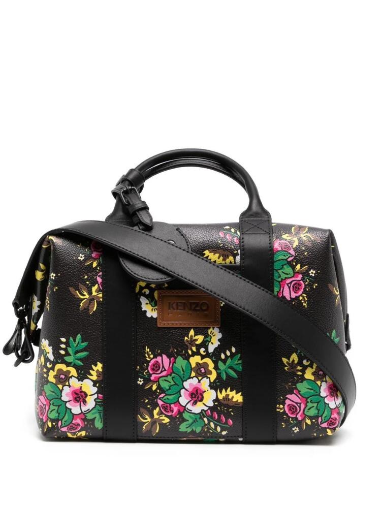 Kenzo floral-print shoulder bag - Black Cover