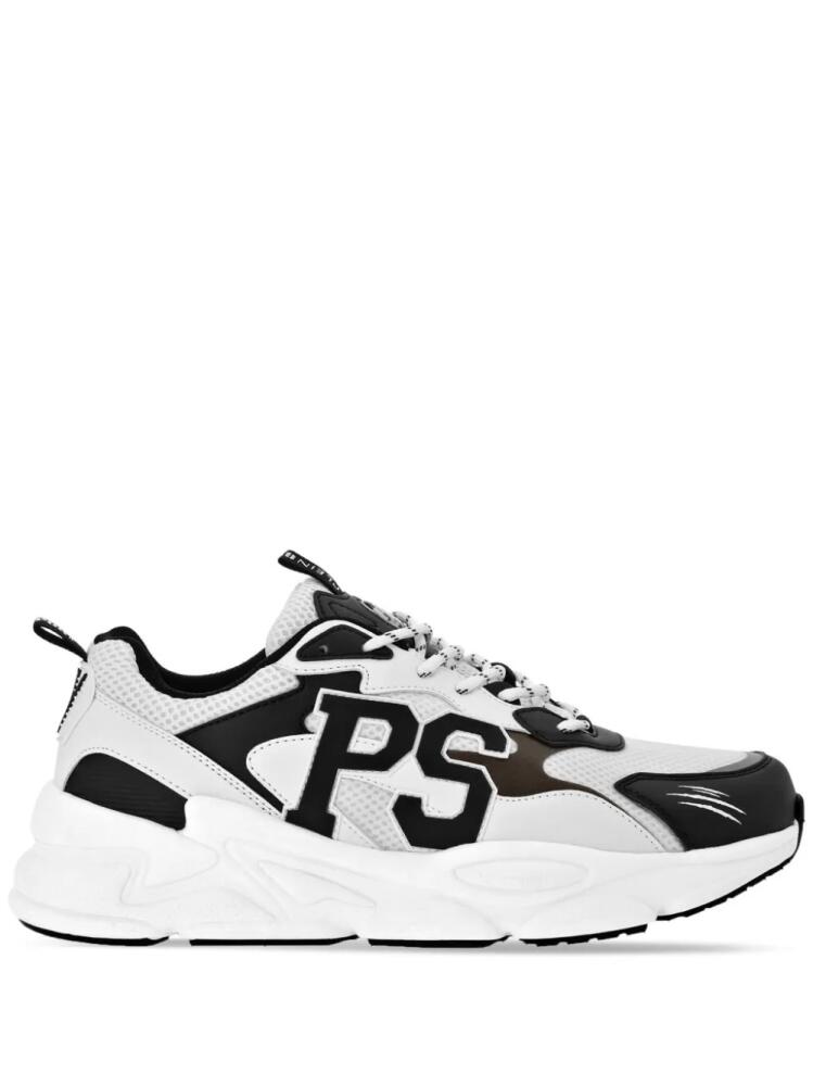 Plein Sport Lo-Top logo-patch sneakers - White Cover