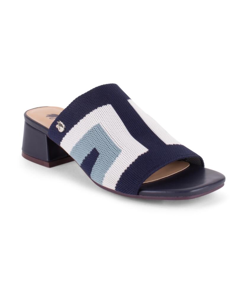 Gloria Vanderbilt Women's Dolly Slip-On Sandals - Navy Multi Cover