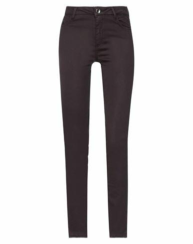 Trussardi Jeans Woman Pants Deep purple Lyocell, Modal, Cotton, Elastomultiester, Elastane Cover