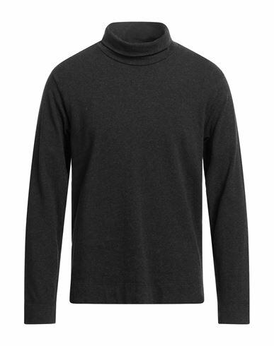 Officina 36 Man Turtleneck Steel grey Cotton, Polyester Cover