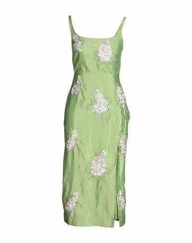 & Other Stories Woman Midi dress Light green Viscose, Polyamide Cover