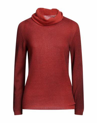 Arovescio Woman Turtleneck Rust Cashmere Cover