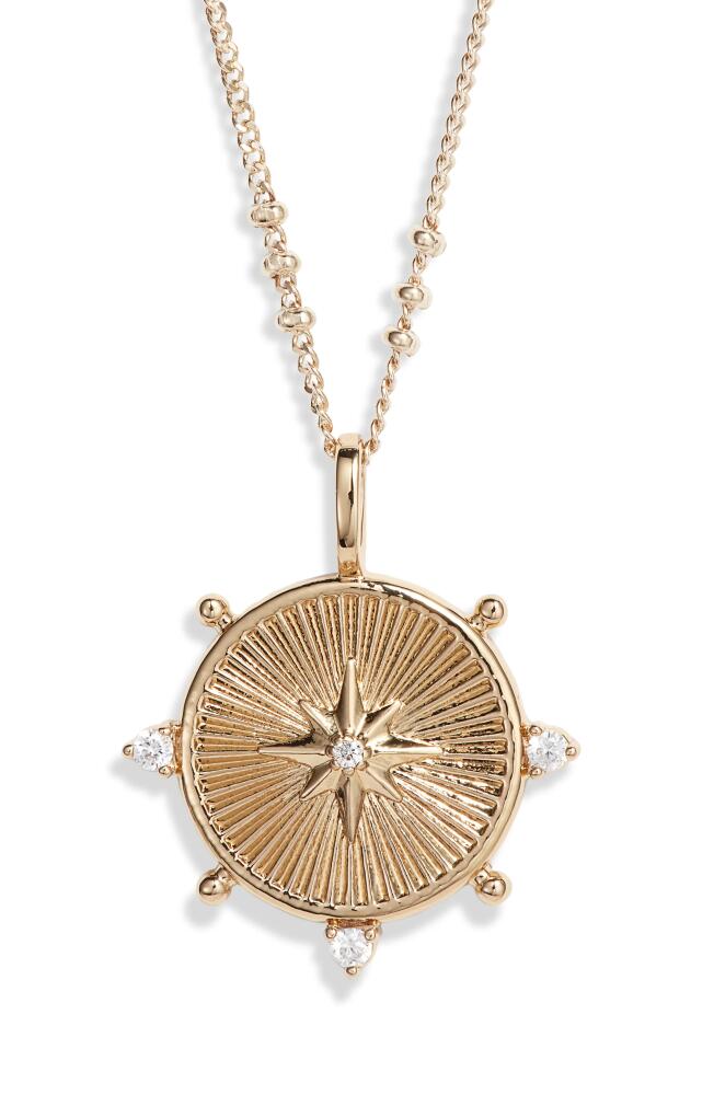 MIRANDA FRYE Brinley Illuminate Charm Pendant Necklace in Gold Cover