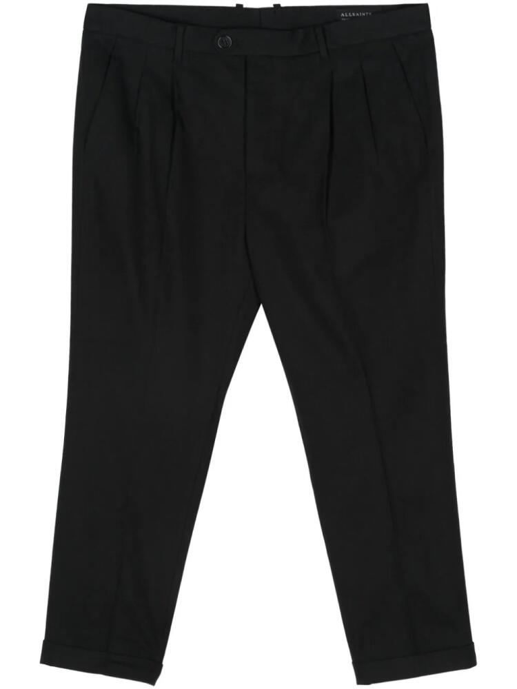 AllSaints Tallis cropped trousers - Black Cover