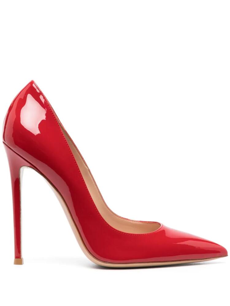 Gianvito Rossi Gianvito 115mm patent-leather pumps - Red Cover