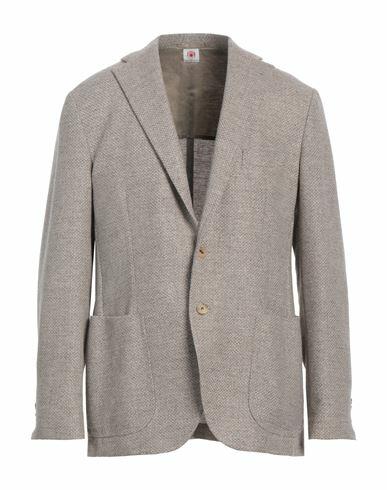 Luigi Borrelli Napoli Man Blazer Beige Virgin Wool, Cashmere Cover