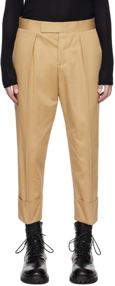 SAPIO Beige Rolled Trousers Cover