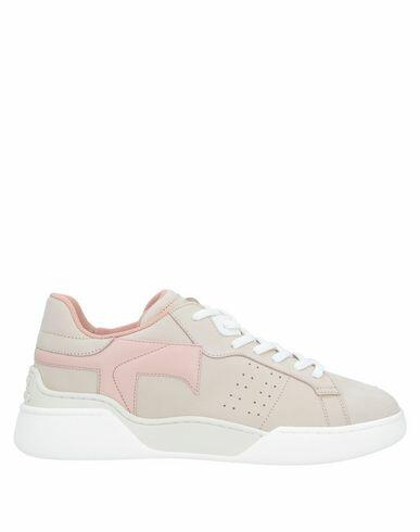 Tod's Woman Sneakers Dove grey Soft Leather Cover