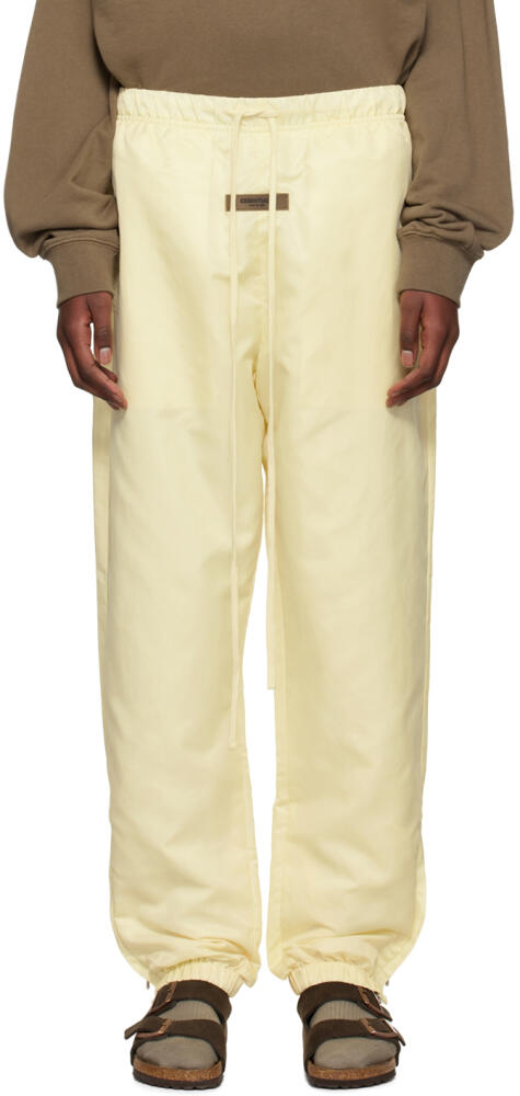 Fear of God ESSENTIALS Yellow Nylon Lounge Pants Cover